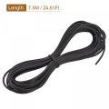 Screen Spline 7 5m 24 61ft Length Pvc Sealing Strip Window Retainer 3mm Od Black