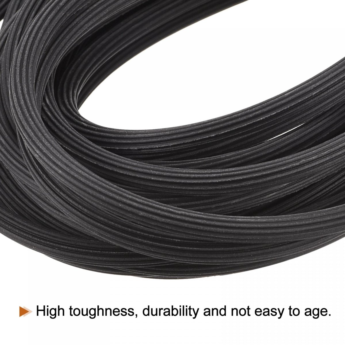 Screen Spline 7 5m 24 61ft Length Pvc Sealing Strip Window Retainer 3mm Od Black