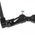 Clip On Handlebars For Honda Grom Msx125 7 8 In Motorbike Fork Tube Handle Bar Riser Racing Atv Expansion Black Aluminum Alloy
