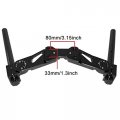 Clip On Handlebars For Honda Grom Msx125 7 8 In Motorbike Fork Tube Handle Bar Riser Racing Atv Expansion Black Aluminum Alloy