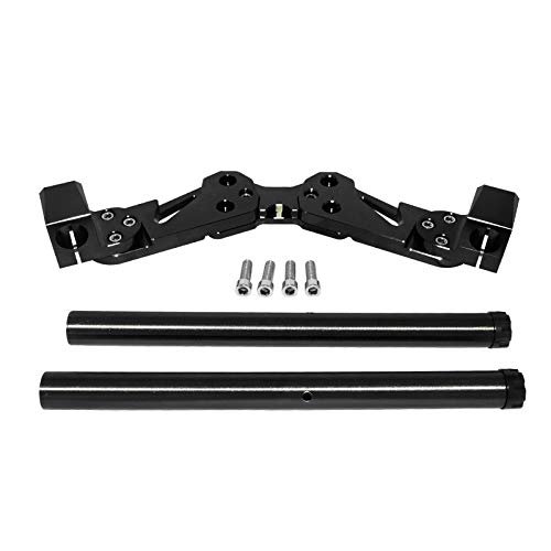 Clip On Handlebars For Honda Grom Msx125 7 8 In Motorbike Fork Tube Handle Bar Riser Racing Atv Expansion Black Aluminum Alloy