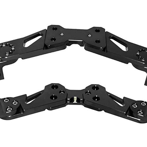 Clip On Handlebars For Honda Grom Msx125 7 8 In Motorbike Fork Tube Handle Bar Riser Racing Atv Expansion Black Aluminum Alloy