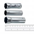 Uxcell 3 Pcs Dual-ended Wrench Socket Spark Plug Spanner Set 16mm 21mm 17 19mm