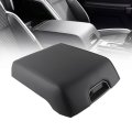 Center Console Armrest Lid For 2015-2020 Ford F150 Lariat Raptor Replace Gl3z-1506024-ab Fl3b-1504604-aa Black Leather And 