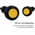 Sidaqi 9w Led Eagle Eye 18mm High Power Car Motorcycle Daytime Running Drl Bumper Fog Light Backup Clearance Marker Lights