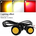 Sidaqi 9w Led Eagle Eye 18mm High Power Car Motorcycle Daytime Running Drl Bumper Fog Light Backup Clearance Marker Lights