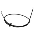 Hood Release Cable For Bmw 335d 2009 2010 2011 Rear Position Steel Material 1 2 Mm Diameter Replacement 51237060529