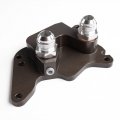 G-plus Aluminum 16 Row An10 Engine Oil Cooler Kit Black Compatible With Bmw Mini Cooper S Turbo R56 2006-2012