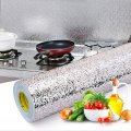 Livelynine Silver Contact Paper For Kitchen Oil Proof Waterproof Sticker Aluminum Foil Wallpaper Backsplash Peel And Stick Self 