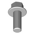 Bolt For Gmc Savana 3500 2500 2017 2019 2020 2021 2022 Alloy Steel Hex Head With Attached Washer Phosphate Finish Medium Thread 