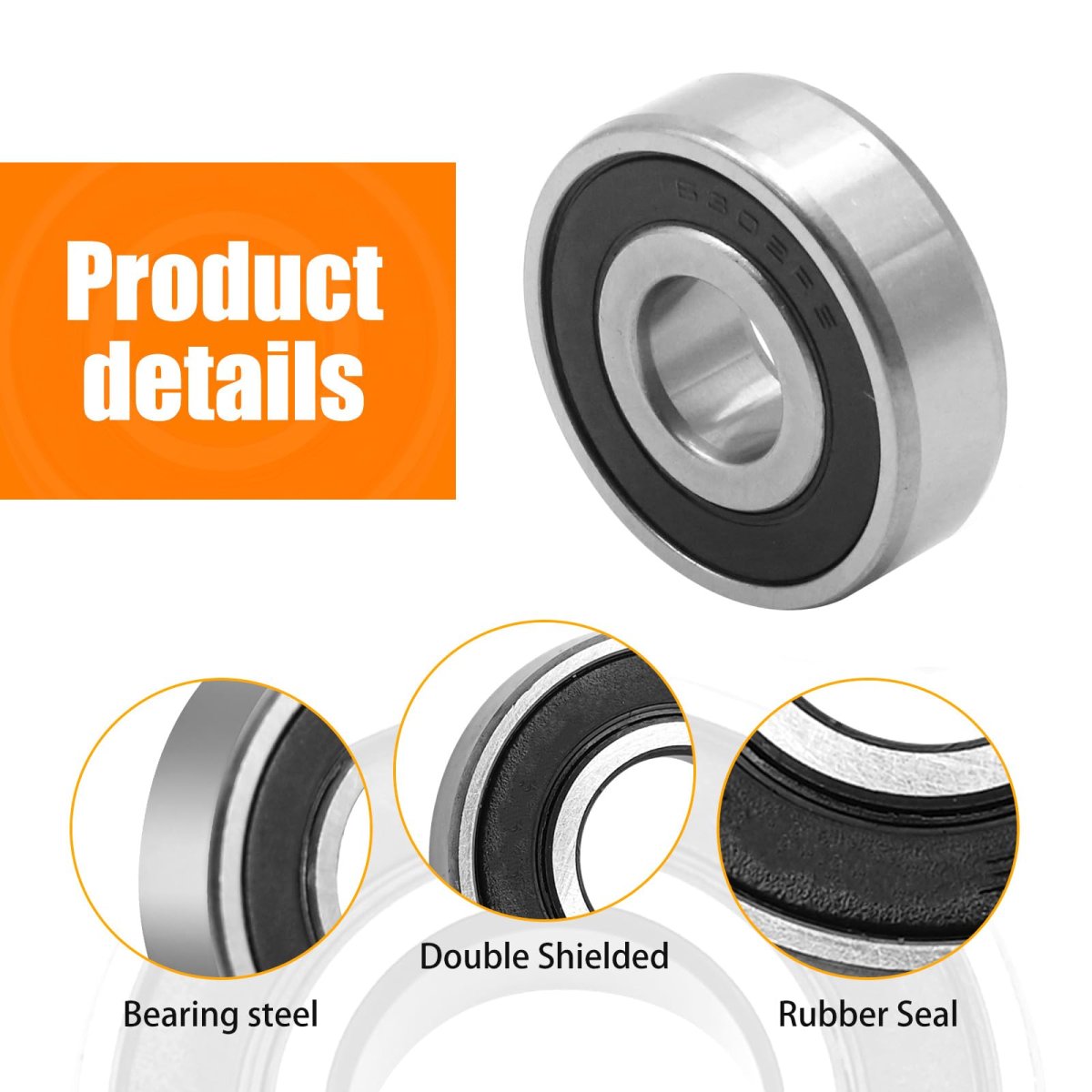 Front Wheel Bearings And Seals Kit For Honda Atc110 Atc125m Atc185 Atc200m Atc200s Atc200x Atc200e Atc200es Atc250r Atc250sx