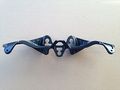Hk Moto- Motorcycle Black Upper Stay Cowl Bracket Fairing For 2006-2007 Kawasaki Zx-10r Replaces 11053-1868