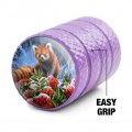 Red Panda Flowers And Birds Valve Stem Caps For Tire Rim Wheel Aluminum Purple