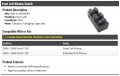 Front Left Driver Side Window Switch 5 Button Compatible With 2004-2008 Ford F-150 Extended Cab Crew