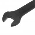 Uxcell 16mm Single Open End Spanner High Tensile Steel Wrench Hand Tool For Mechanical Automotive Repair Black