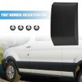 Uxcell Left Driver Side Exterior Pillar Trim Under Fuel Door No Bk3z6129077aa For Ford Transit 150 250 350 2015-2019 Black