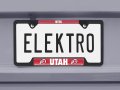 Utah Utes Black License Plate Frame