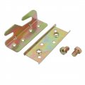 Uxcell 3 5-inch Length Bed Rail Bracket Hinge Fitting Connector Bronze Tone
