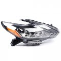 Ensyusuma For 2016 2017 2018 Altima Headlight Assembly Chrome Housing Clear Lenss Replacement Right Passenger Side Headlamp 
