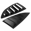 Kuafu Side Window Louver Compatible With 2010-2016 Hyundai Genesis Coupe Windshield Sun Shade Cover Abs Matte Black 2pcs