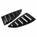 Kuafu Side Window Louver Compatible With 2010-2016 Hyundai Genesis Coupe Windshield Sun Shade Cover Abs Matte Black 2pcs