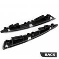 G-plus 2pcs Headlight Lower Trim Molding Grille Compatible With Ford Escape S Sport Utility 4-door 2013 2014 2015 2016