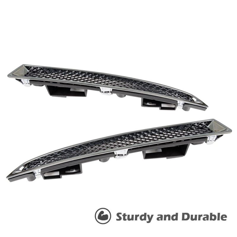 2pcs Headlight Lower Trim Molding Grille For Ford Escape S Sport Utility 4-door 2013 2014 2015 2016 Cj5z13008d Cj5z13008c Left