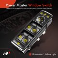 A-premium Front Driver Side Master Power Window Switch Compatible With Mercedes-benz C230 C250 C300 C350 C63 Amg E350 E400 E550