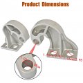 Gxywady Pair Left Right Lower Hood Pivot J Hook Replacement For Peterbilt 377 378 379 Replaces 13-04708l 13-04708r Driver And