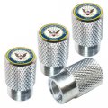Tricktoppers Polhed Silver Billet Knurled Aluminum Tire Wheel Valve Stem Dust Caps For Cars Trucks Trailers Suv S Rv S