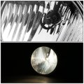 Compatible With Ford Mustang Pair Of Black Housing Clear Corner Headlights Lens Fog Lights