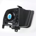 Compatible With Ford Mustang Pair Of Black Housing Clear Corner Headlights Lens Fog Lights