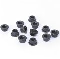 M8 1 25 X 45mm Flange Head Bolts And Nuts Carbon Steel Hexagon Screws Black Oxide Finish Partial Thread Grade 8 12 Sets 