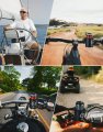 Kemimoto Motorcycle Cup Holder Upgraded Atv Drink With 0 6 -1 5 Metal Clamp 32oz Bike Water Bottle For Utv Scooter Boat