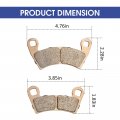 Brake Pads Sintered For Polaris General-1000 Rzr-4-900 Rzr-s4-1000 Ranger-1000 Pro-xd Ranger-crew-570 Front Rear Replacement