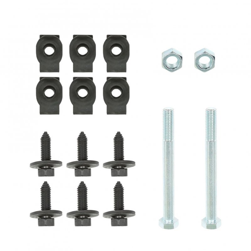 Front Leaf Spring Bracket Mounting Eye Bolts J-clips 16pcs Replacement For 1967-1981 Camaro Firebird