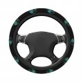 Sasquatch Bigfoot Trees Forest Unisex Steering Wheel Covers 15 Inch Universal Car Protective Accessories-4