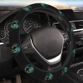 Sasquatch Bigfoot Trees Forest Unisex Steering Wheel Covers 15 Inch Universal Car Protective Accessories-4