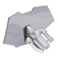 Motorcycle Acrylic Heightened Adjustable Wind Deflector Windscreen Extension For Motorbike Smoky Gray