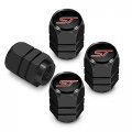 Ipick Image For Ford Focus St In Black On Hexagon Shape Aluminum Tire Valve Stem Caps