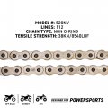 Niche Drive Sprocket Chain Combo For Yamaha Wr250 Yz490 Front 14 Rear 48 Tooth 520nz Standard 112 Links