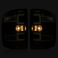 Kuafu Led Tail Light Lamps Compatible With 2015-2018 Gmc Sierra 3500hd Dually Models W Harness Turn Signals Only Brake Running
