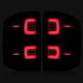 Kuafu Led Tail Light Lamps Compatible With 2015-2018 Gmc Sierra 3500hd Dually Models W Harness Turn Signals Only Brake Running