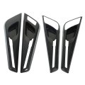 Interior Door Handle Cover 4pcs Car Bowl Trim Carbon Fiber Replacement For Ev6 2022 Up 