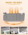Ocpty Left Driver Side Sun Visor Without Sunroof Fit For 2006-2011 Toyota Camry 7432006780b0 04002-30506-b0 74320-06290-b2 Gray