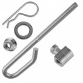 Caltric Deck Lift Bolt Nut And Trunnion Compatible With John Deere 102 105 107h 107s 115 125135 145 155