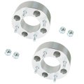 2 Pcs Wheel Spacers Inch 4 X 110mm Replacement For Suzuki Honda Silver 