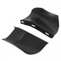 Rear Bumper Quarter Panel Fillers Kit Primed Left Right Fits Chevy Chevrolet Caprice Impala 1986-1990 Abs Black 2pcs 1 Pair