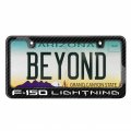 Ipick Image Compatible With Ford F-150 Lightning Black Real Carbon Fiber License Plate Frame