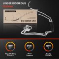A-premium Inlet And Outlet Engine Oil Cooler Line Hose Assembly Compatible With Hummer H2 2004 2005 2006 2007 V8 6 0l